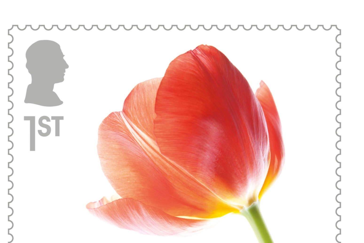 King’s silhouette appears on stamps for the first time 