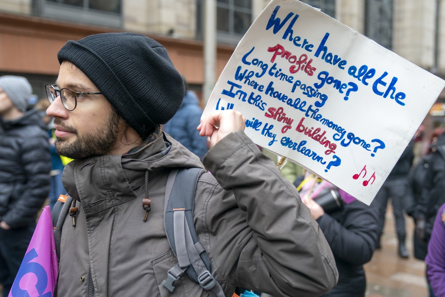 Students stand with university staff ‘forced’ into strike action 