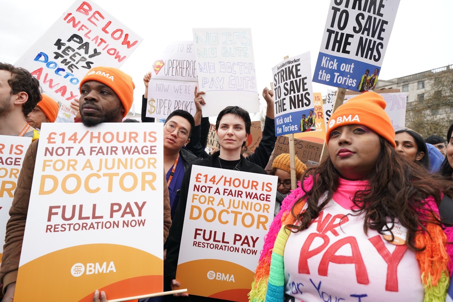 Junior doctors’ strike enters second day 