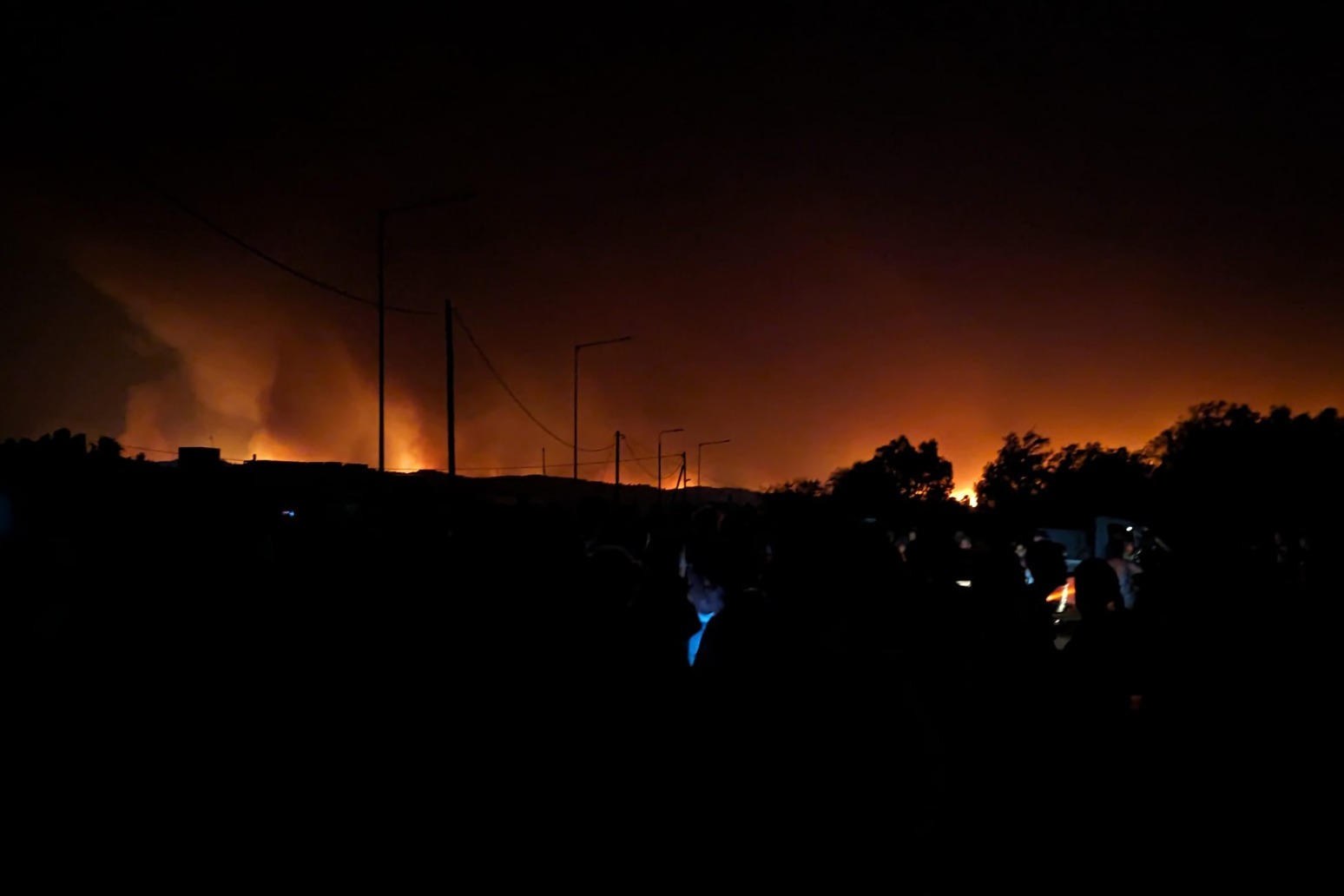 Greece wildfire forces evacuation of more villages and hospital 