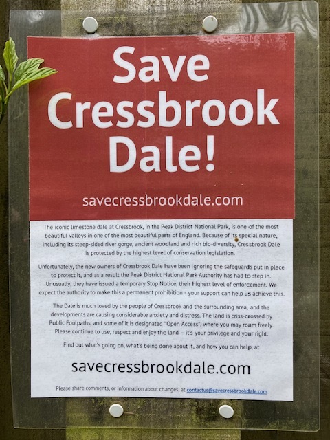 Save Cressbrook Dale campaigners urge land owners to sell to Natural England to preserve Peak District National Park beauty spot
