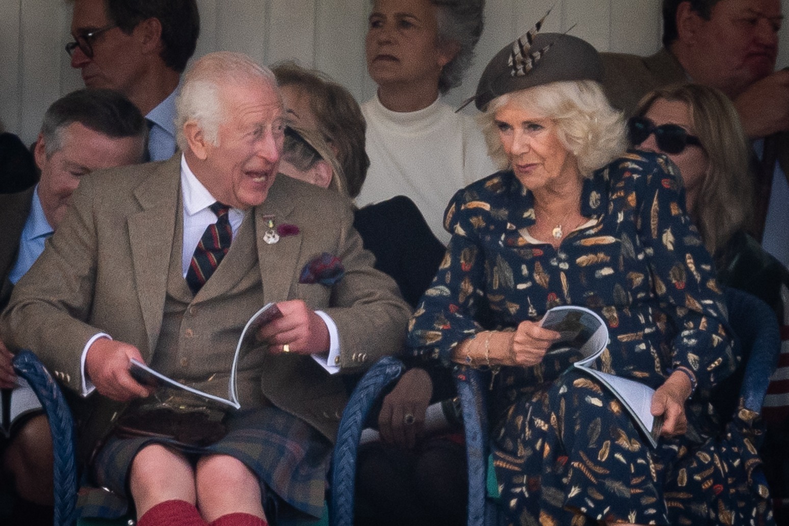 King and Queen share smiles at Highland Games before accession anniversary 