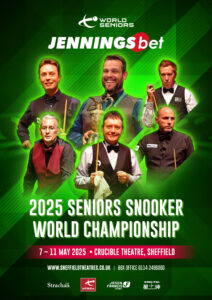 Alfie Burden into the World Seniors Snooker Championship Final