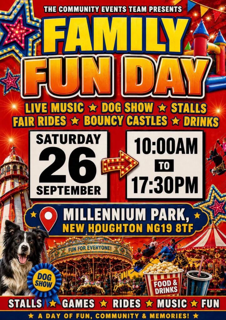 Family Fun Day – Millennium Park – New Houghton, Pleaseley
